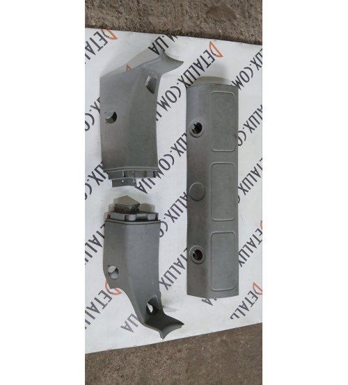 Накладка на пічку комплект (порог під пічку) 8200006166, 8200006167, 8200642635 на Opel Vivaro, Renault Trafic, Nissan Primastar, Рено Трафік, Опель Віваро, Нісан Примастар 2001 — ≥ г. 1.9cdti, 1.9dci, 2.0di, 2,5dci  